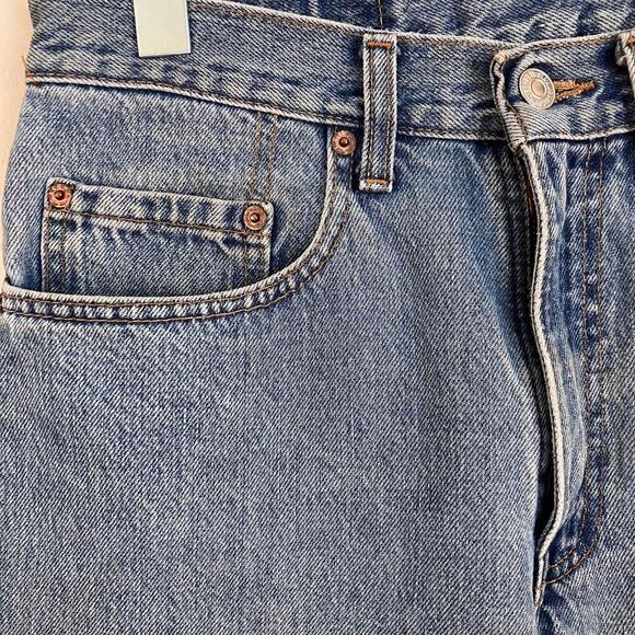 Levi’s 505 Vintage 90s Orange‎ Tab Dark Wash Denim Jeans - Picture 2 of 8